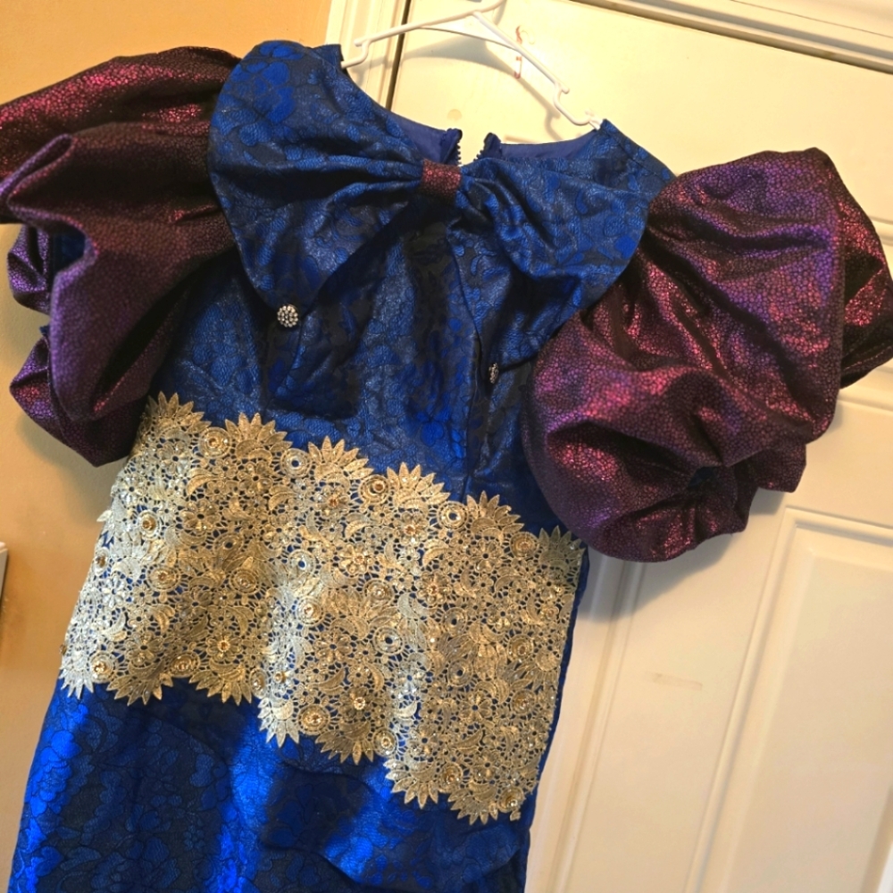 Embellished handmade dress